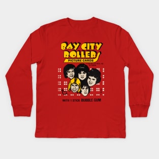 Bay City Rollers - S-A-T-U-R-D-A-Y NIGHT !! Kids Long Sleeve T-Shirt